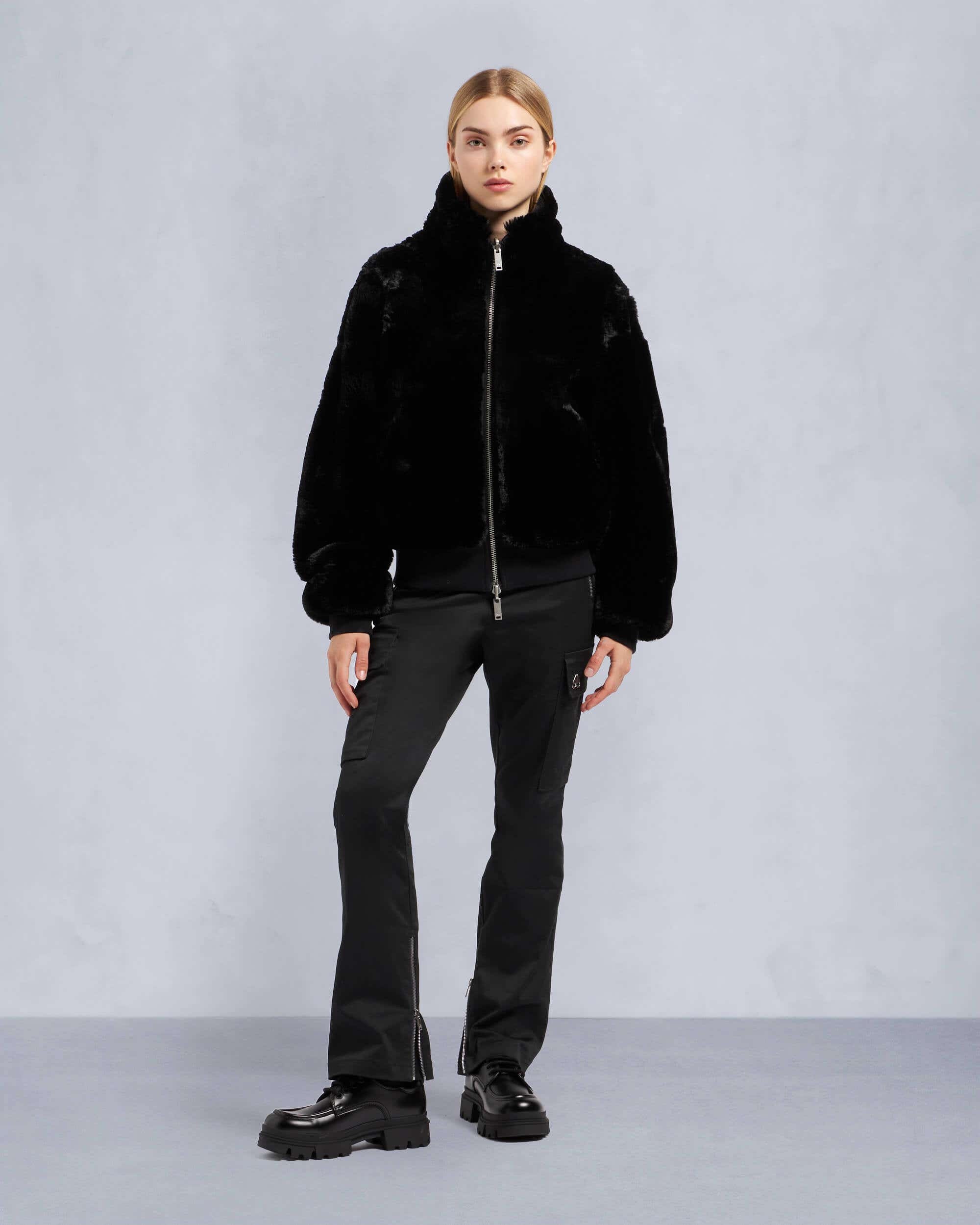 DEBBIE BUNNY SATIN BOMBER JACKET - 7