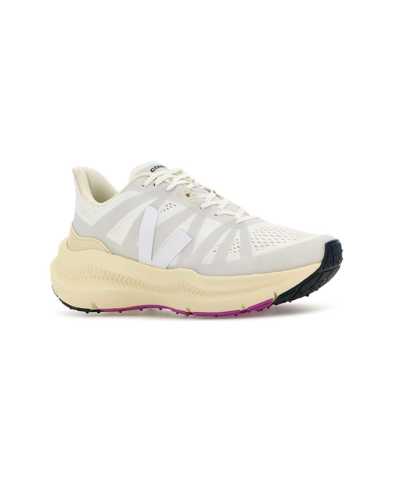 White Fabric Condor 3 Sneakers - 2