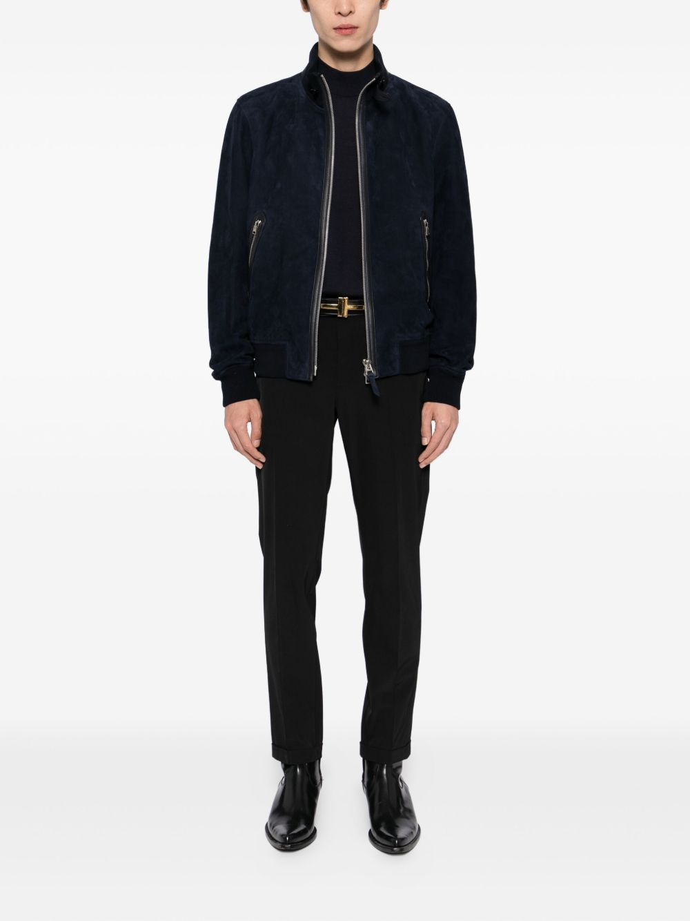 lamb-suede jacket - 2