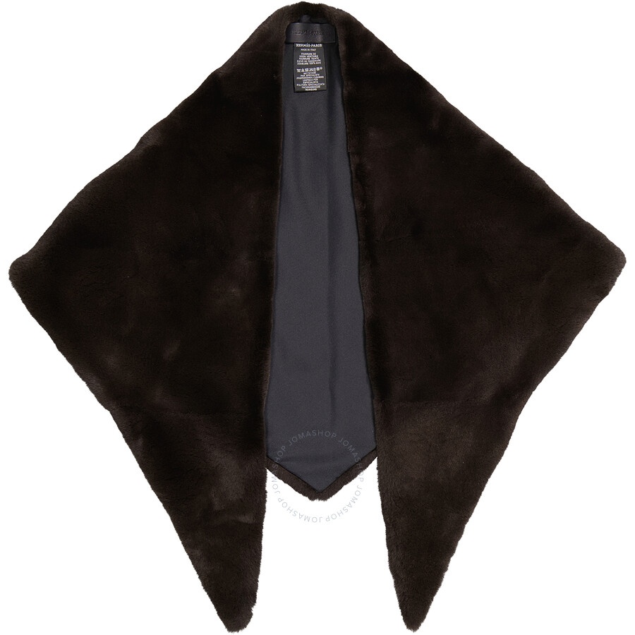 Hermes Exceptionals Vison Et Soie Cape - 4