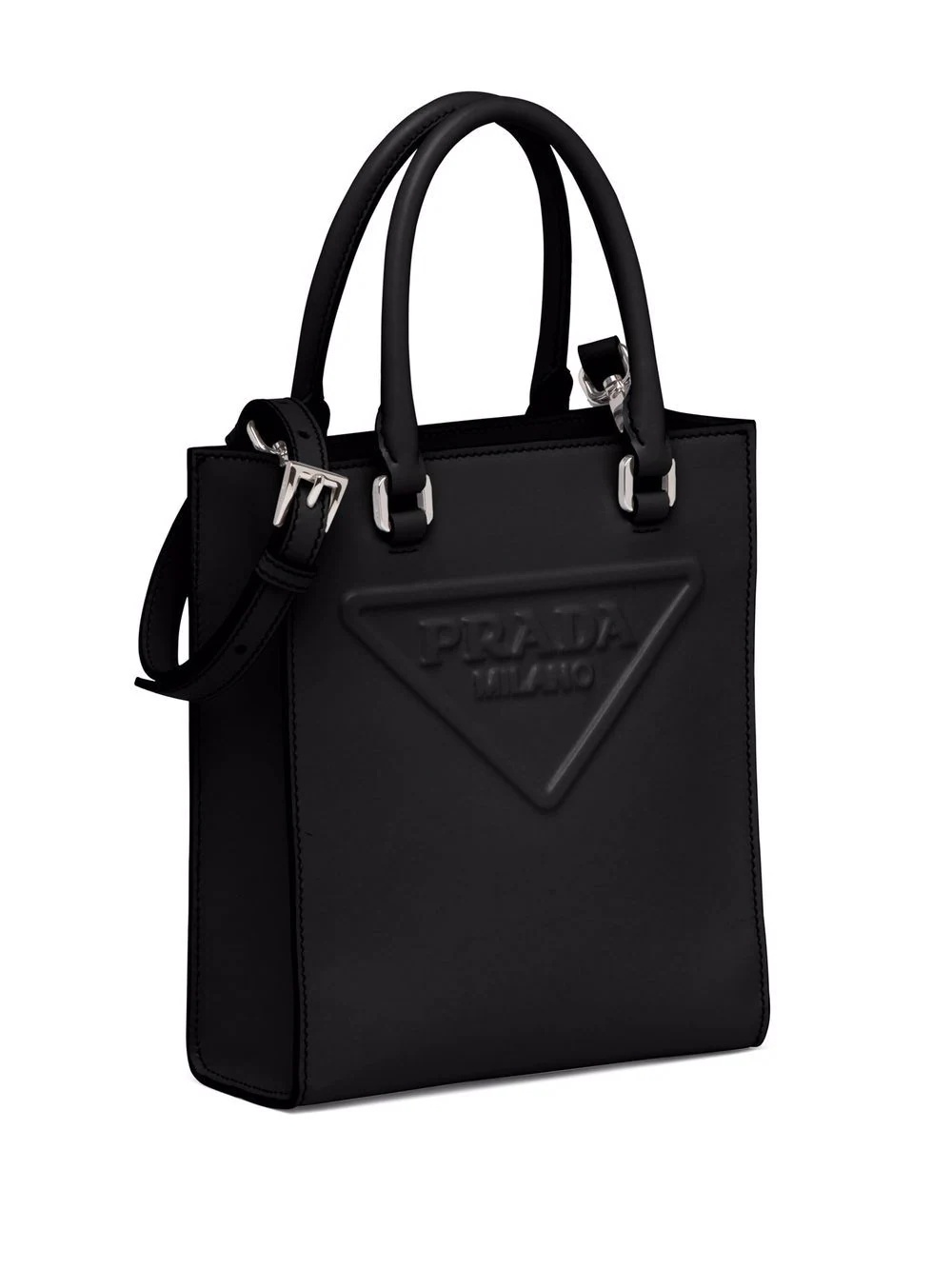 logo-embossed tote bag - 3