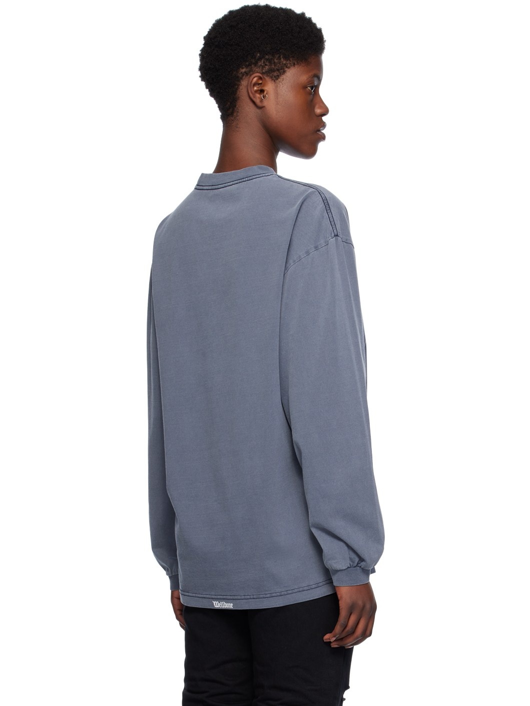 Blue Long Sleeve T-Shirt - 3