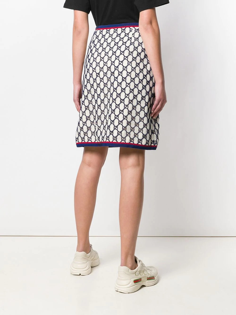 GG Supreme jacquard skirt - 4