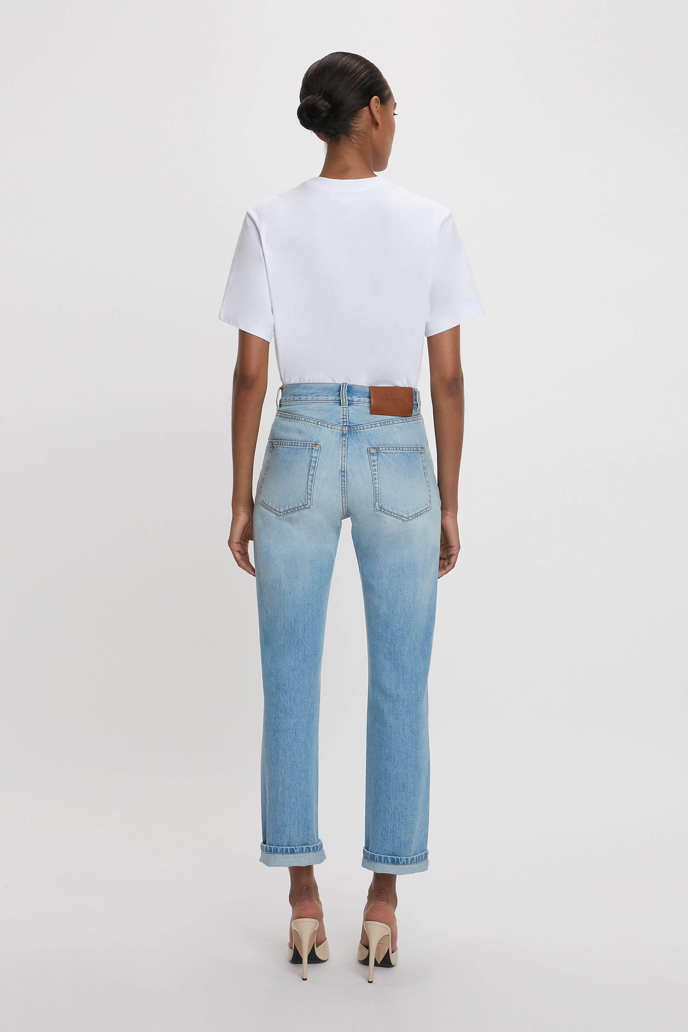 Exclusive Victoria Relaxed Jean In Light Blue Wash - 5
