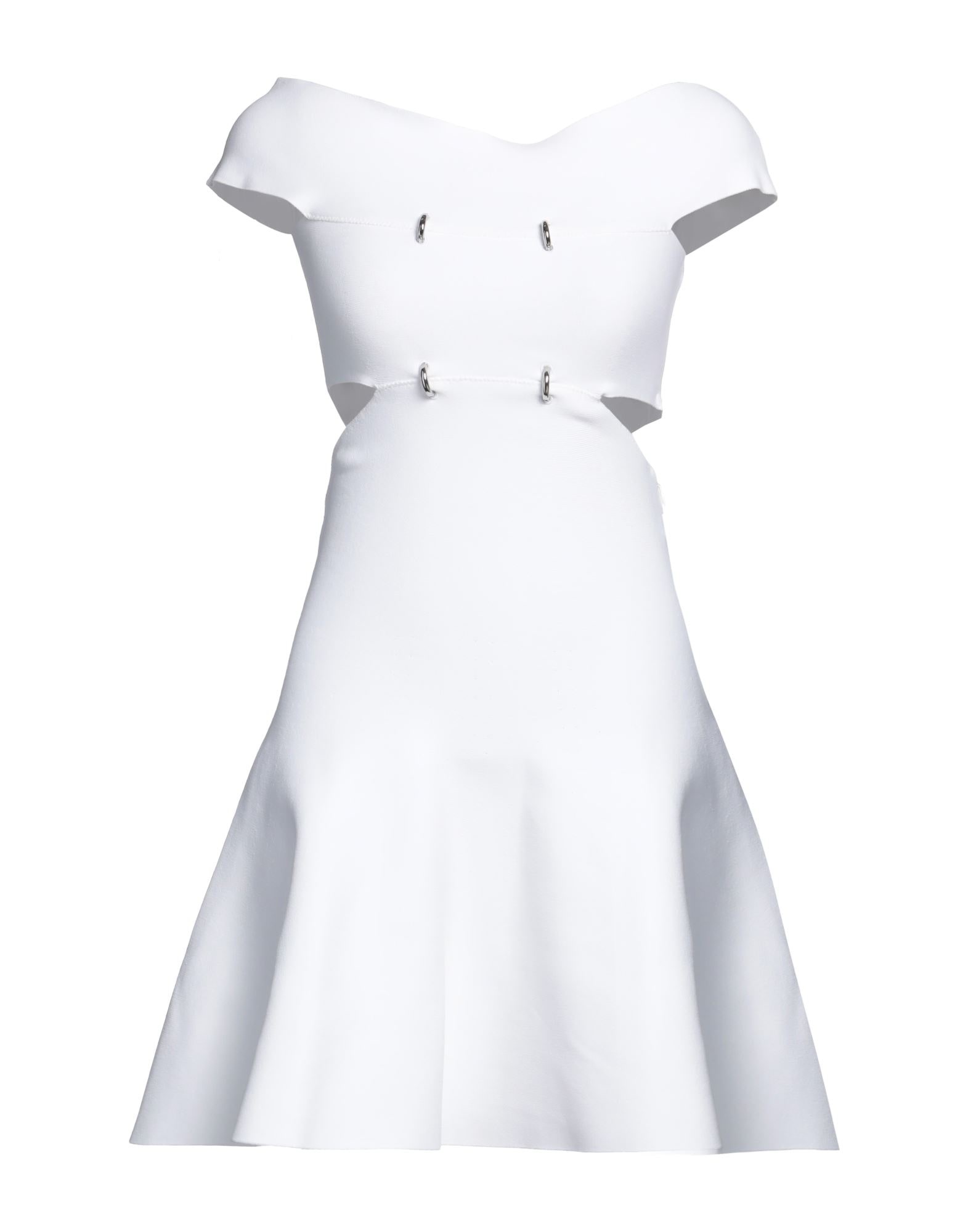 White Women's Short Dress - 1