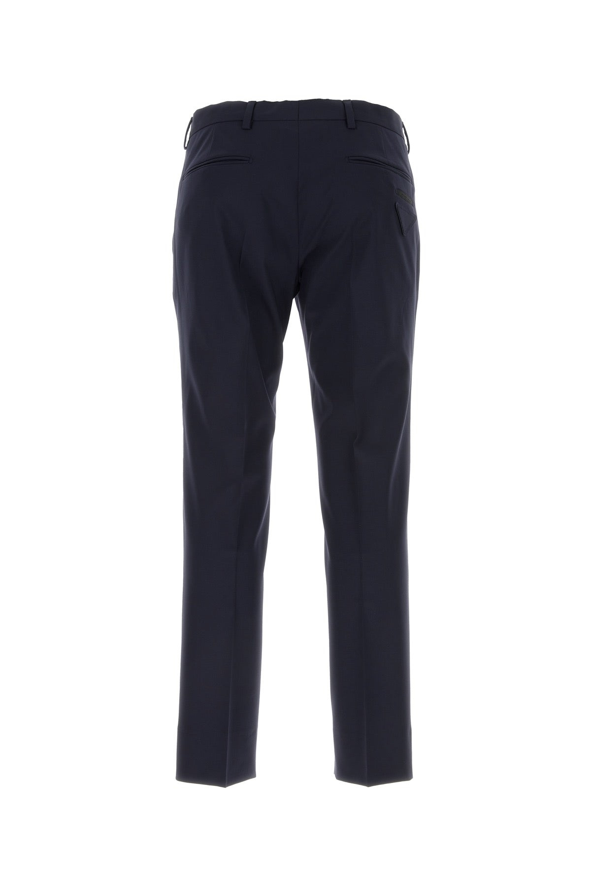 Prada Men Midnight Blue Stretch Wool Pant - 2