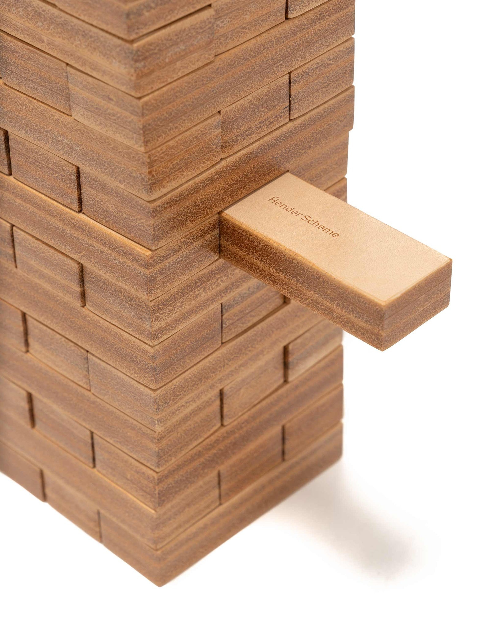 Leather Tower Game Natural - 3