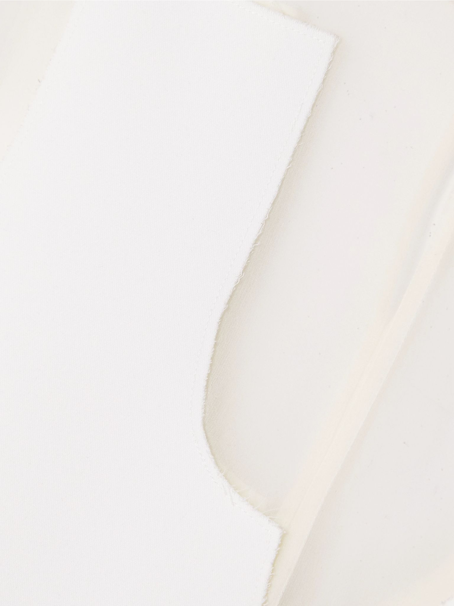 Winona paneled crepe and chiffon mini dress White - 6