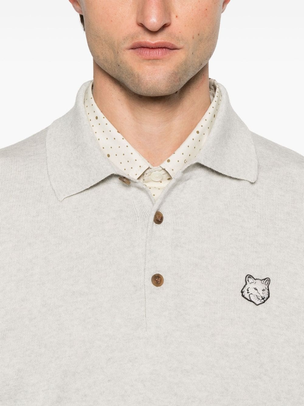Bold Fox Head polo shirt - 5