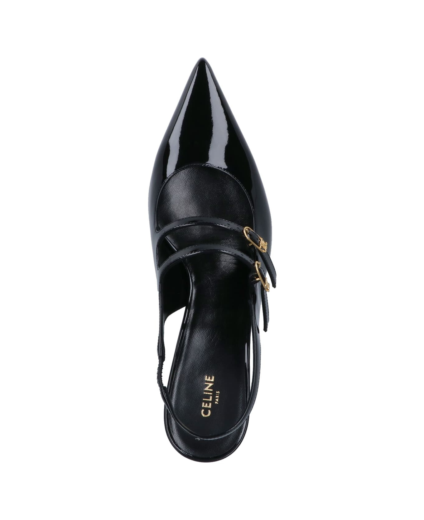 Mary Jane Slingback Pumps - 5