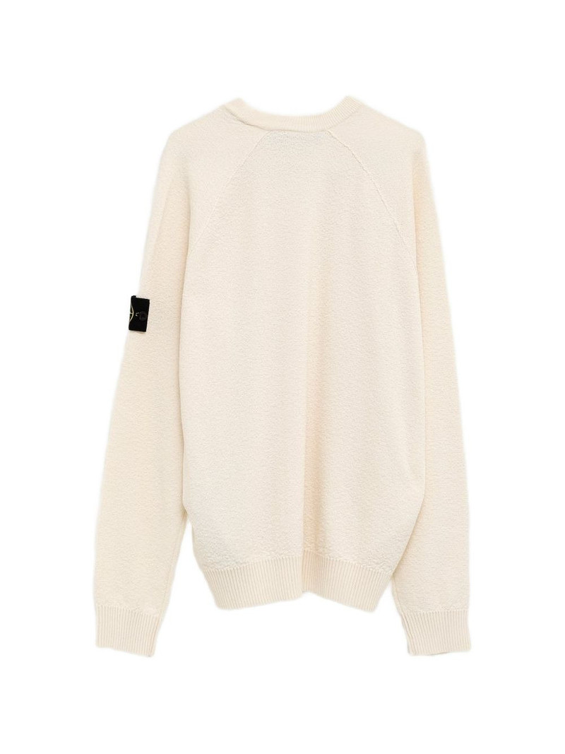 Stone Island texture patch-detail sweater outlook