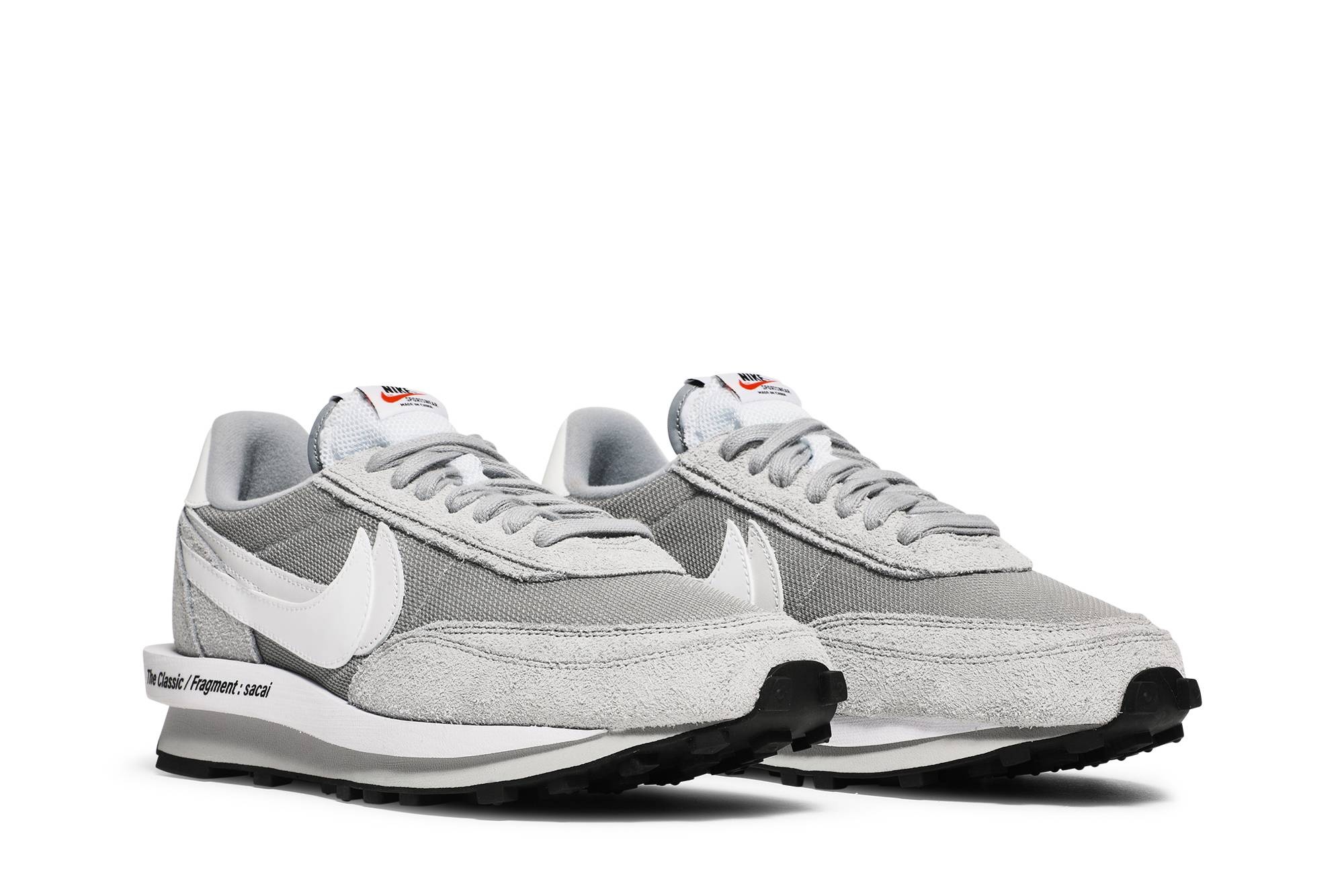 Fragment Design x sacai x LDV Waffle 'Light Smoke Grey' - 8