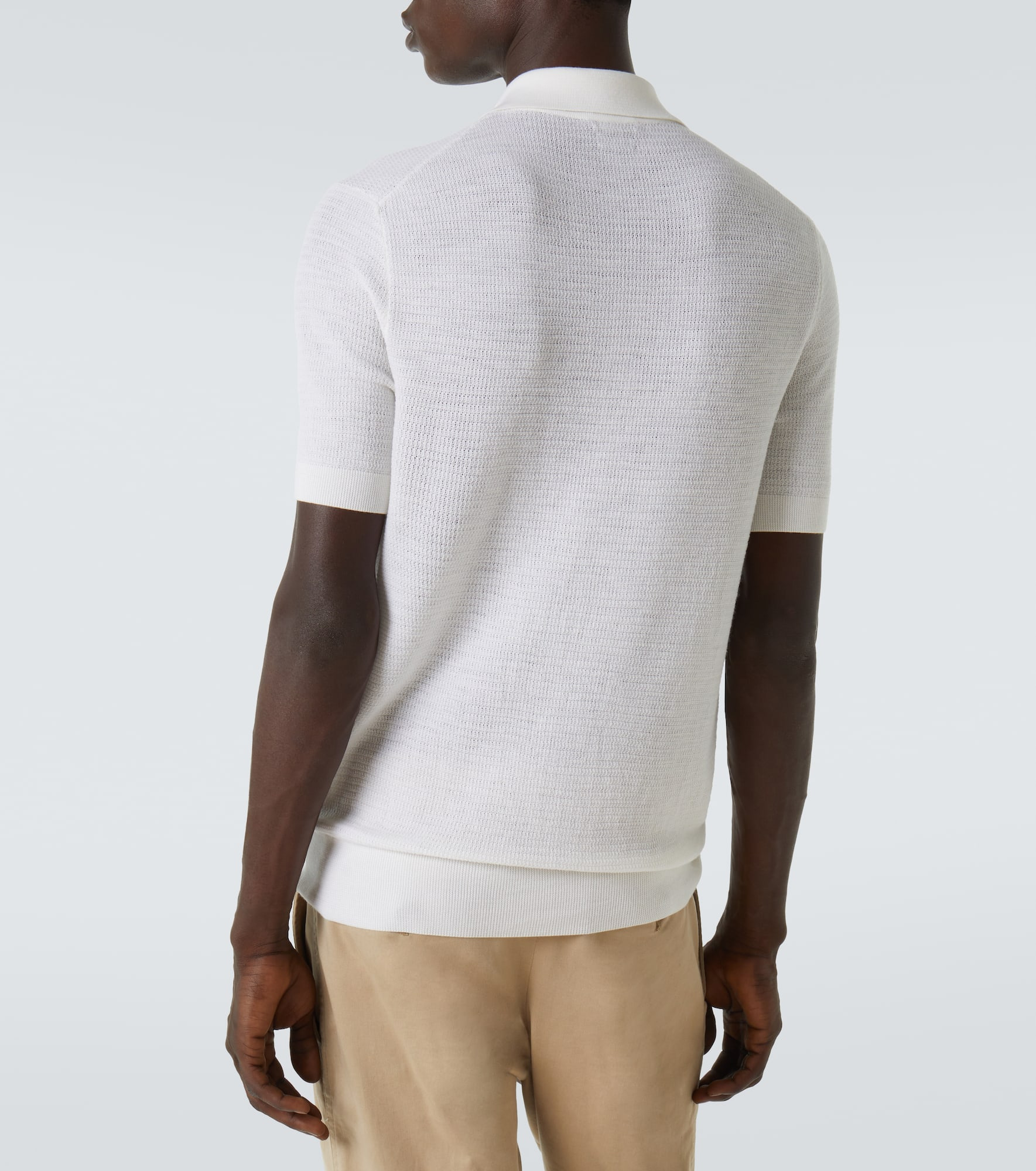 Wool polo sweater - 4