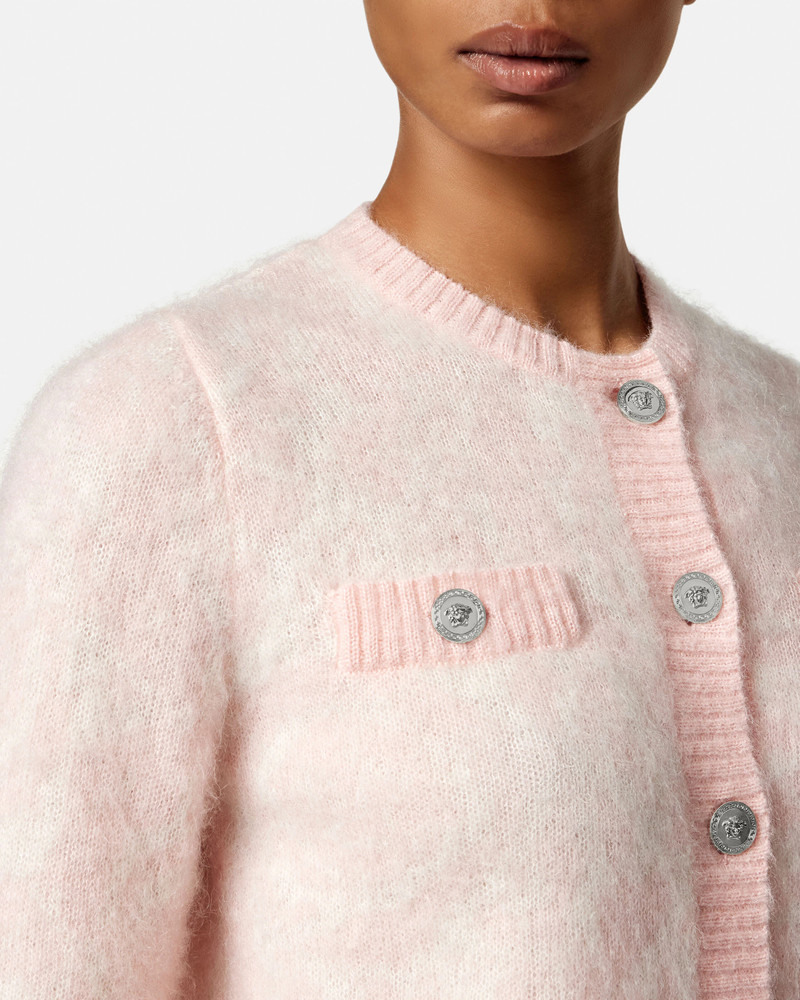Jacquard Mohair Knit Cardigan 3