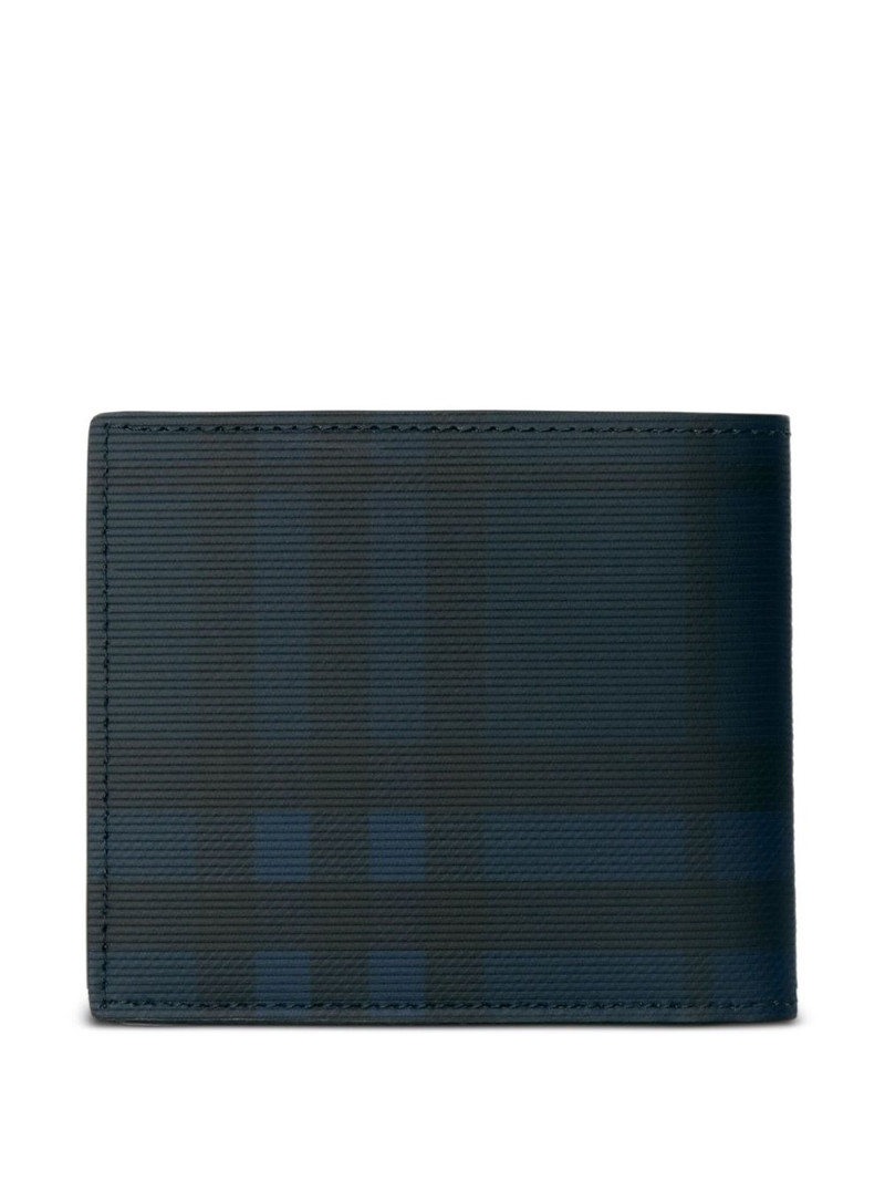Burberry check-pattern Equestian Knight stamp wallet outlook
