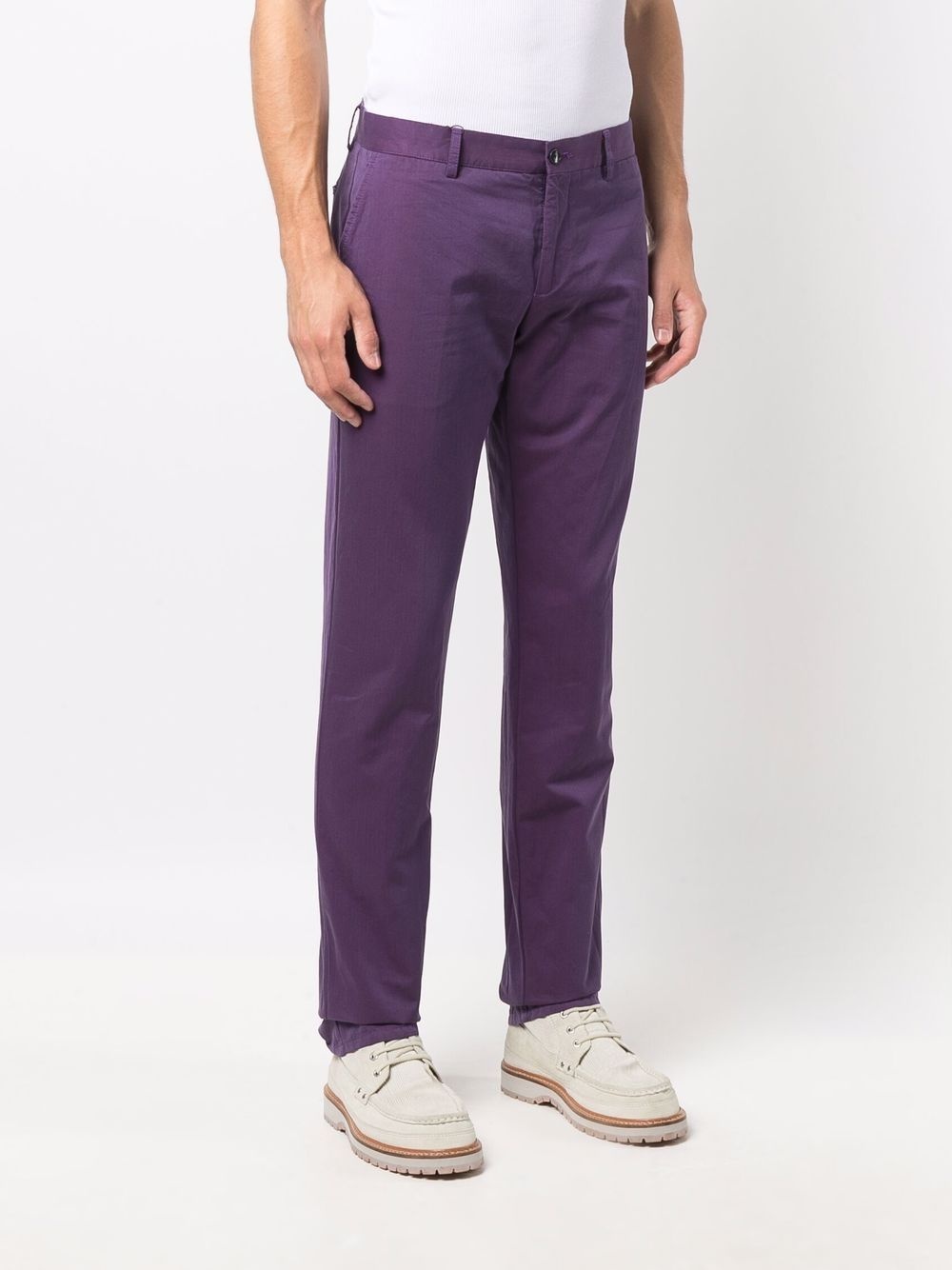 straight-leg cotton chinos - 3