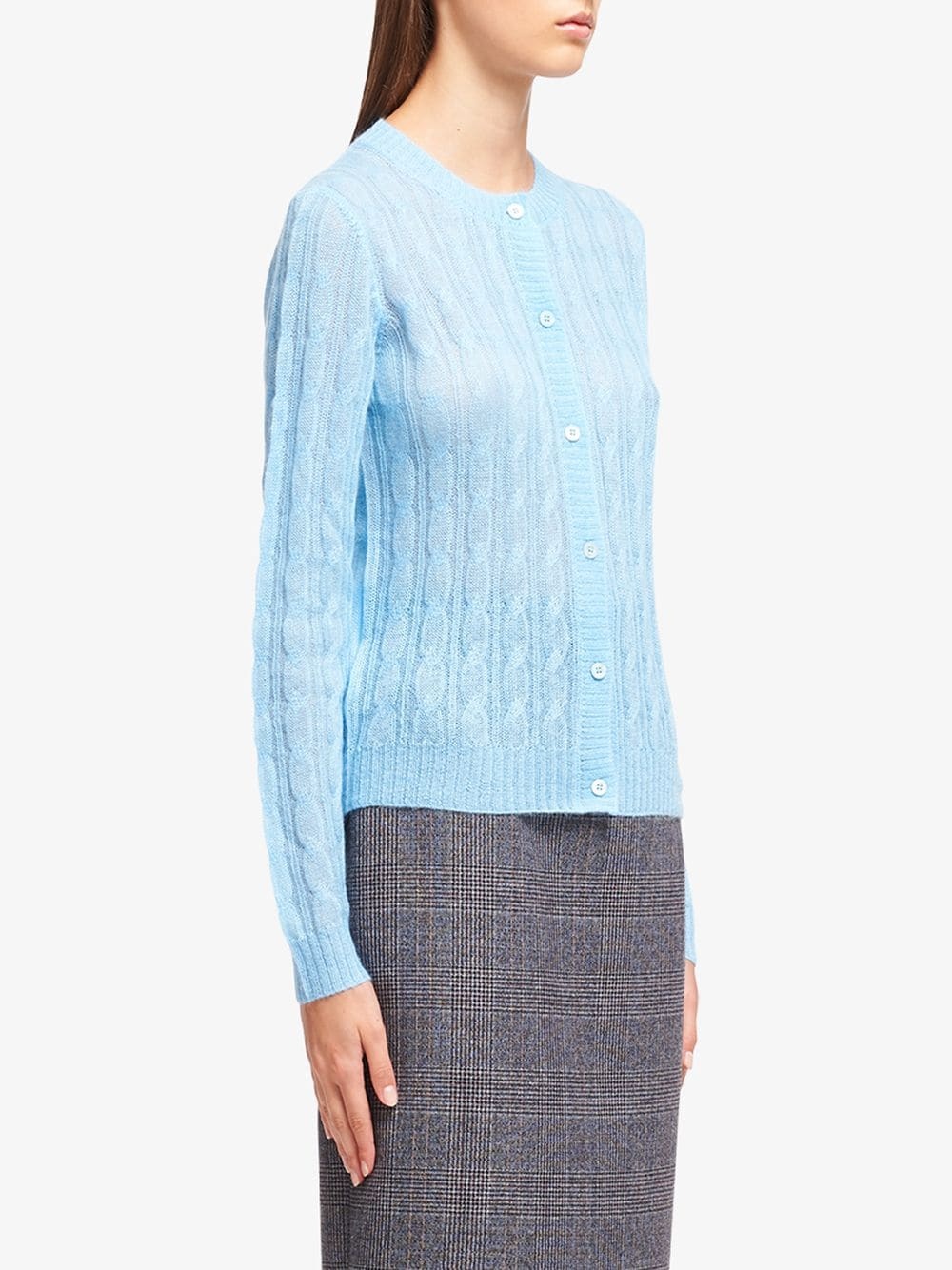 cable-knit cardigan - 3