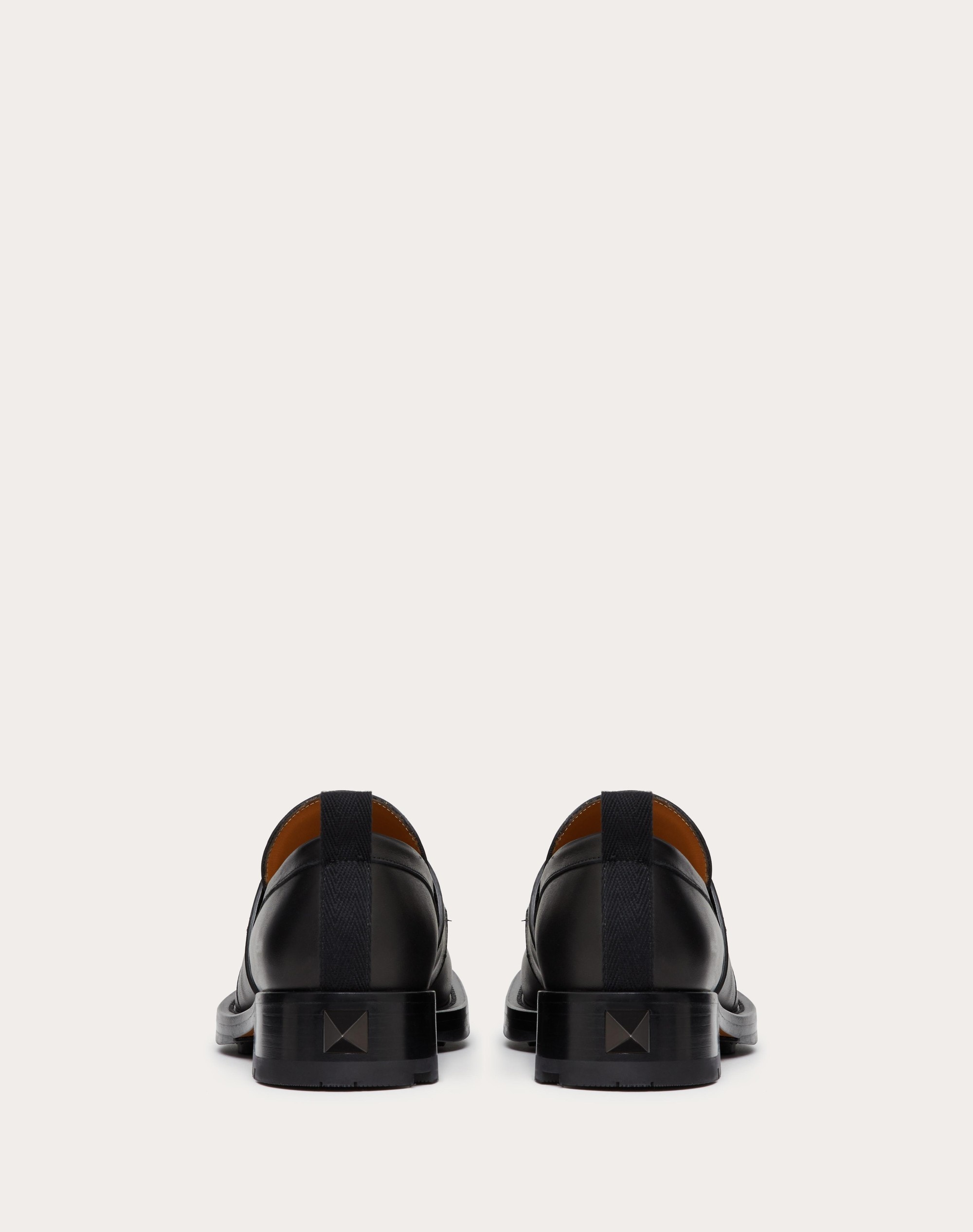 ROMAN STUD CALFSKIN LOAFER - 3