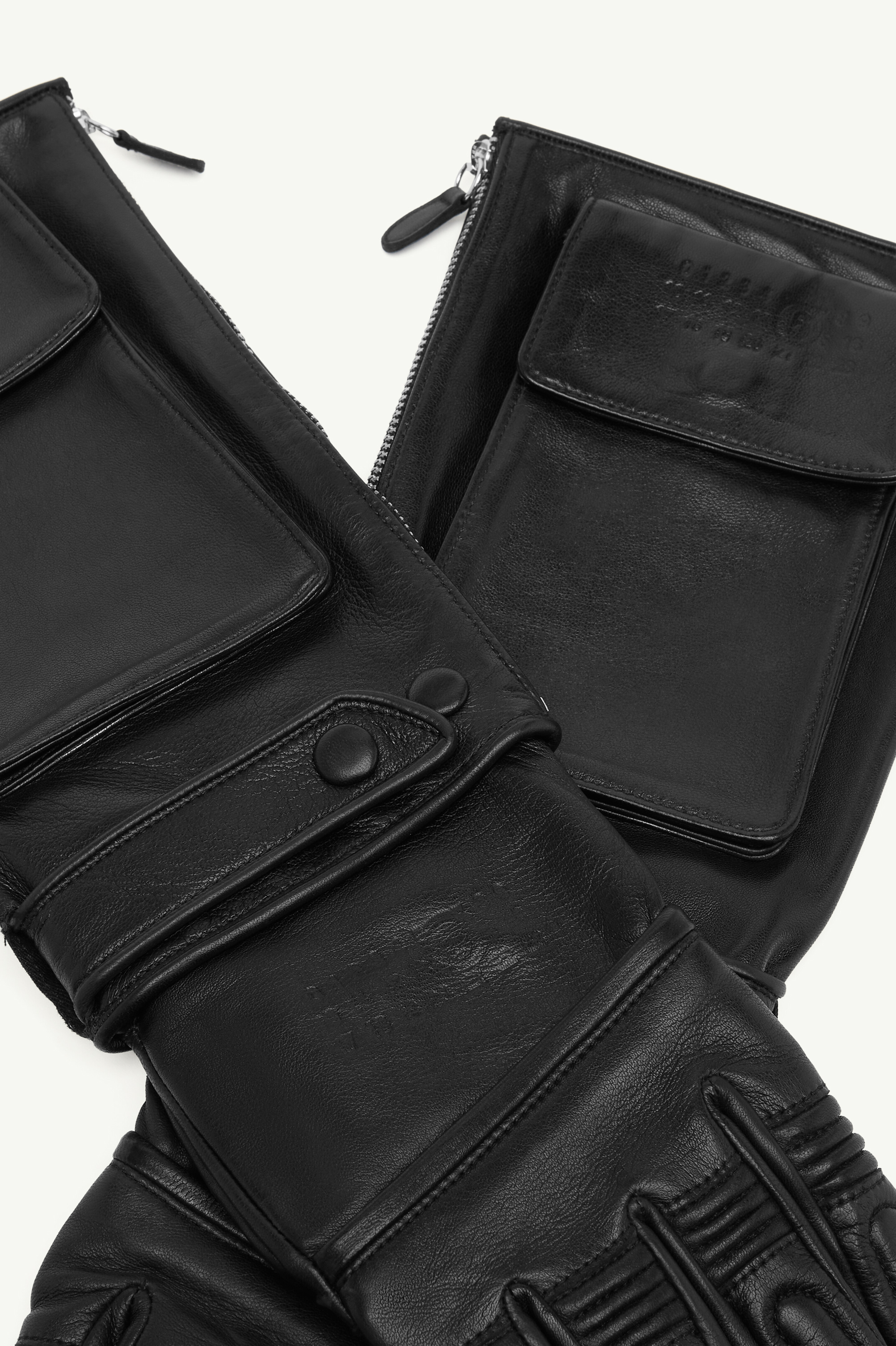 MM6 x Agnelle Leather Gloves - 2