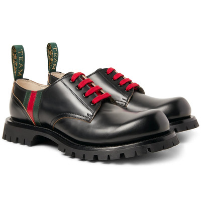 GUCCI Arley Leather Derby Shoes outlook