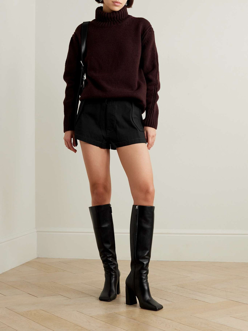 Dion Lee Parachute organic cotton-blend twill shorts outlook