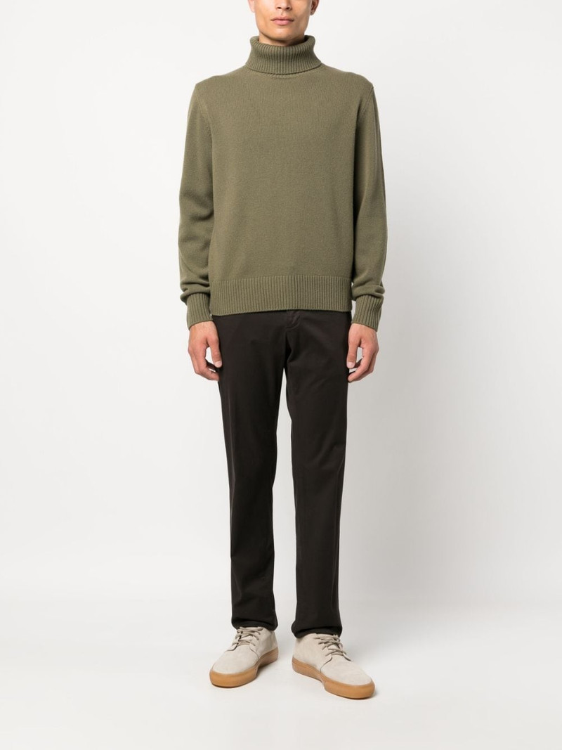 Herno roll-neck wool knit jumper outlook