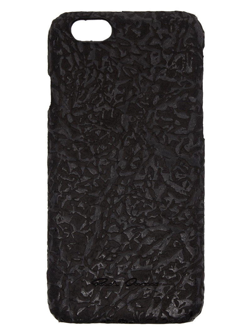 Black Leather iPhone 6 Case 1