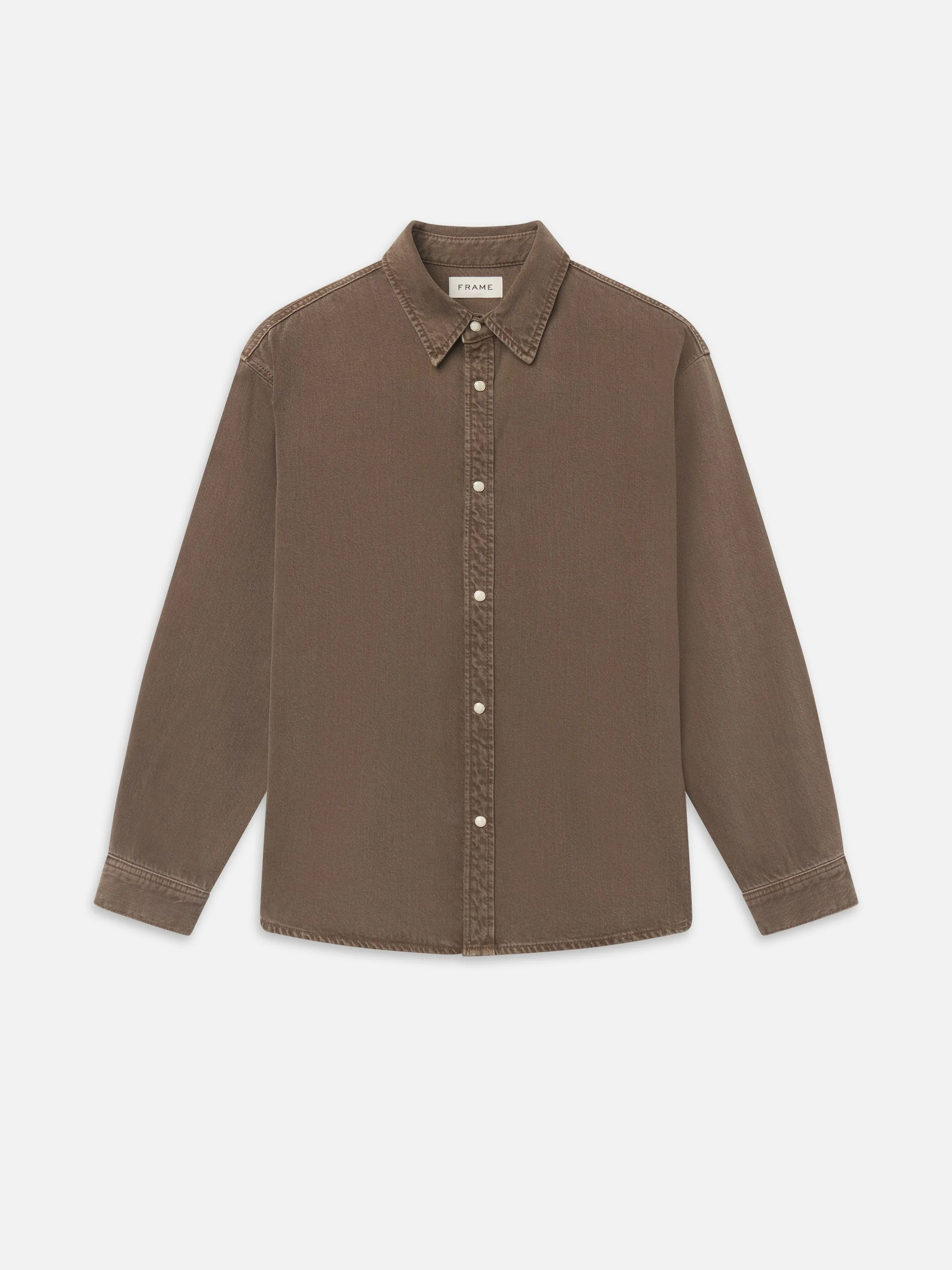 Relaxed Denim Shirt - 1
