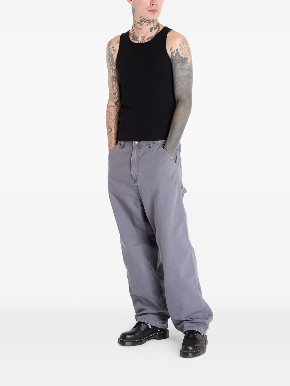 single knee trousers - 3
