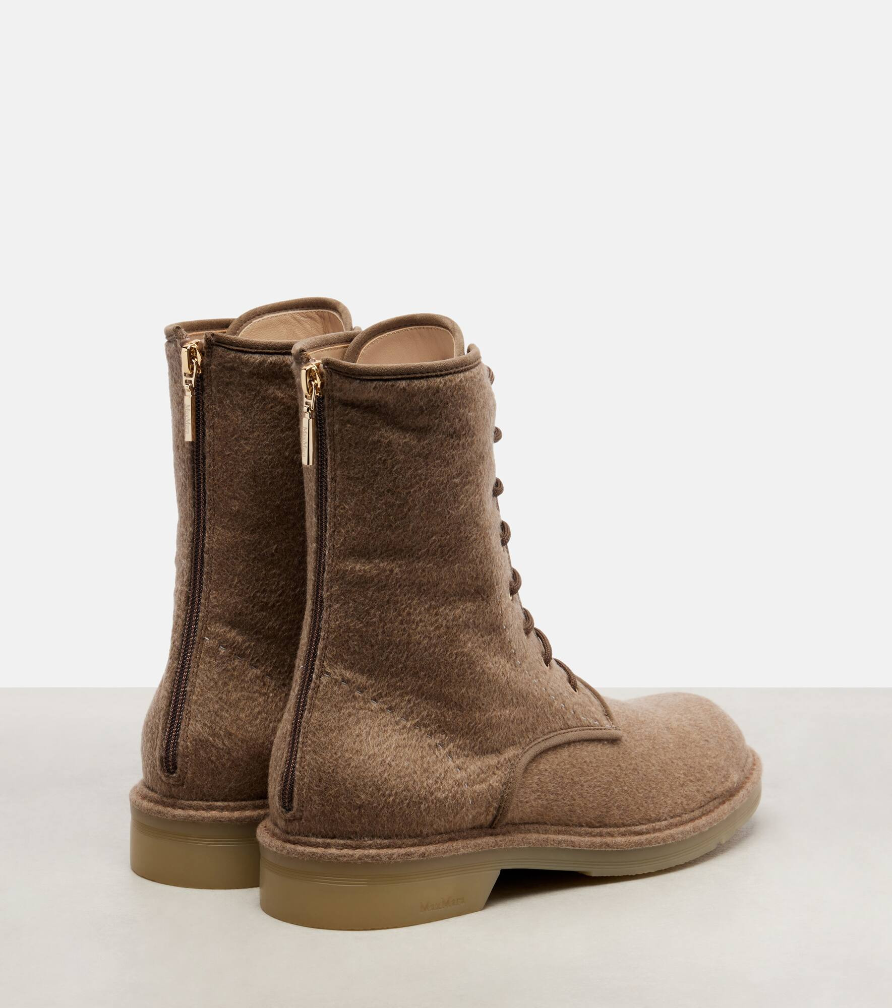 Baker cashmere combat boots - 2