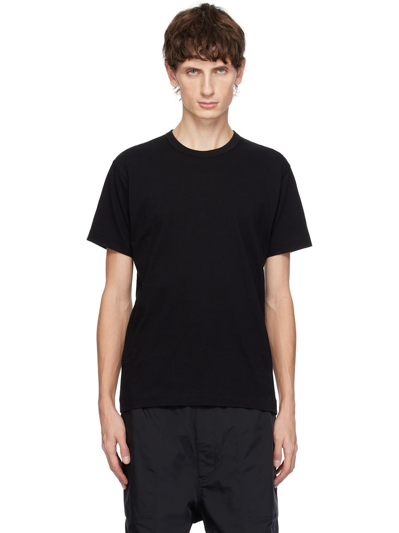 Black Classic Black Heart On Back T-shirt - 1