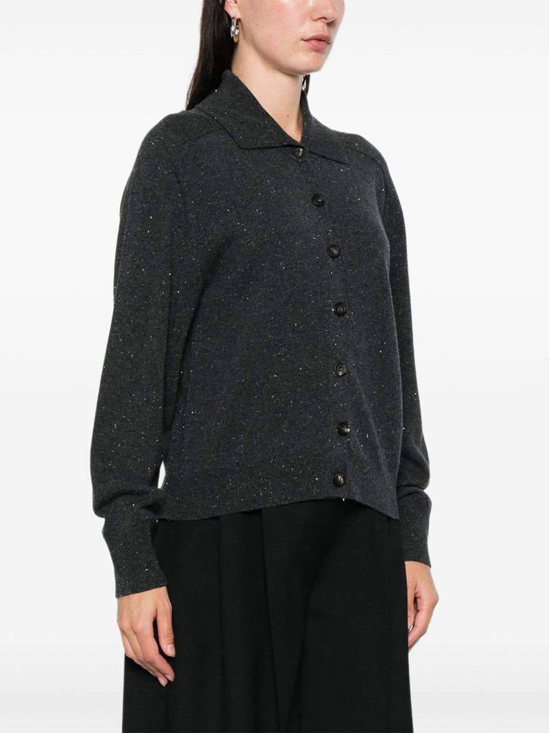 polo-collar cardigan 3