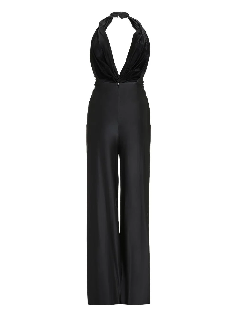 gathered open-back jumpsuit - 1