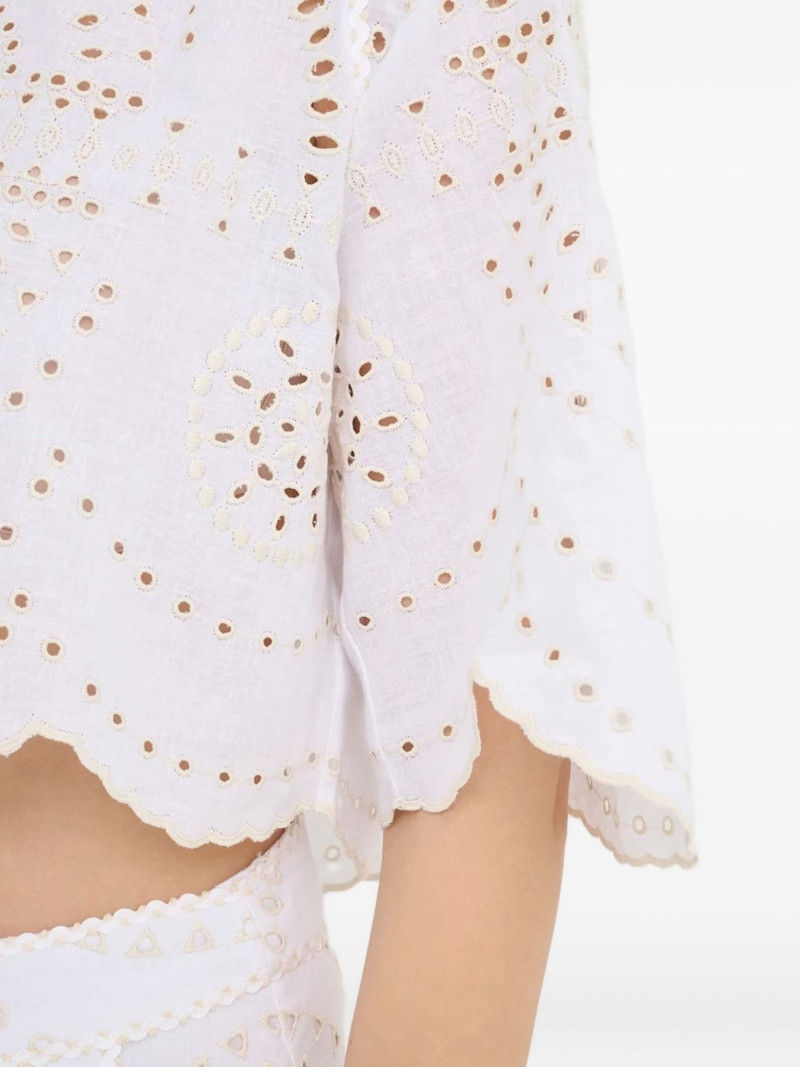 Emmie openwork shirt 4