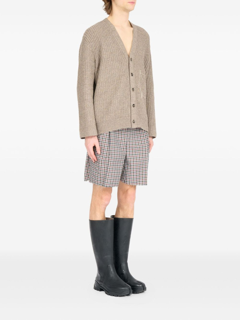 button-up textured cardigan 3