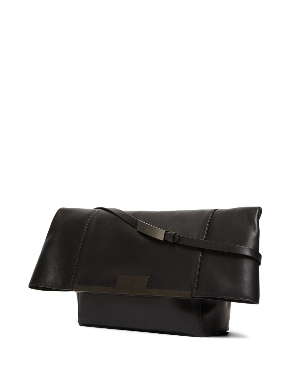 folded leather crossbody bag - 3