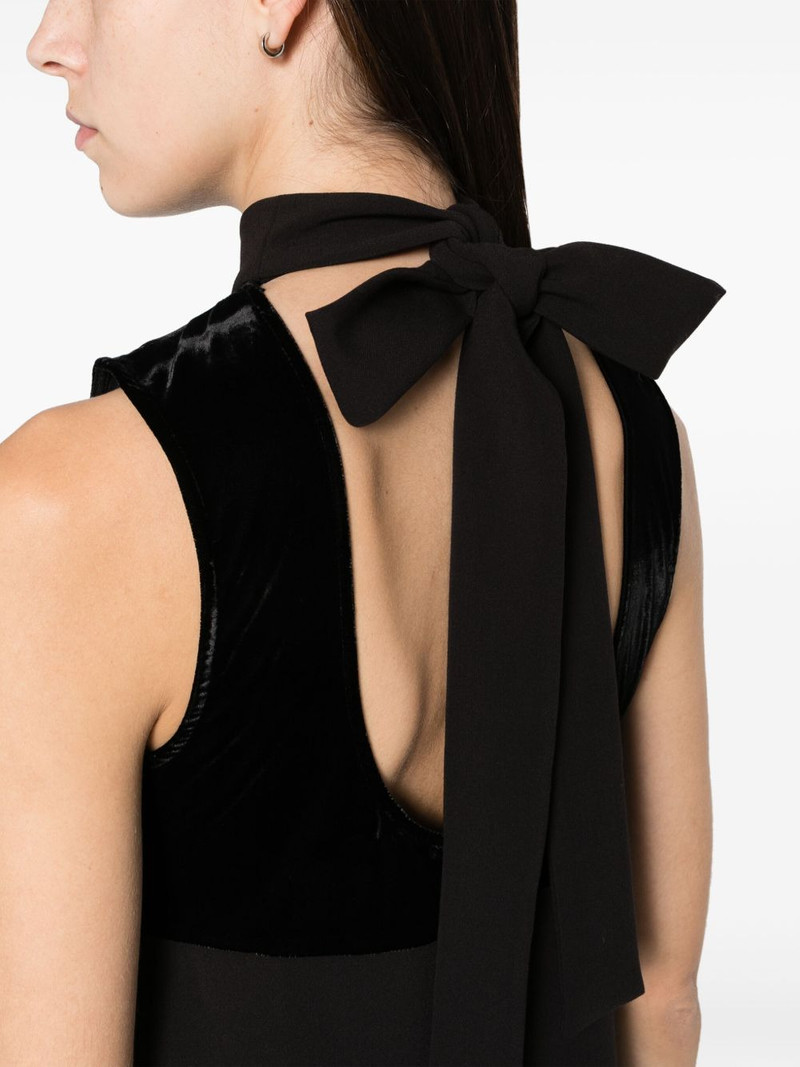 Quant bow-detail minidress 5