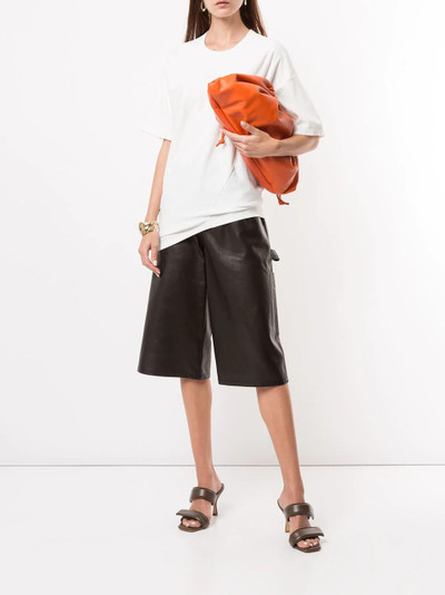 Bottega Veneta knee-length leather shorts outlook