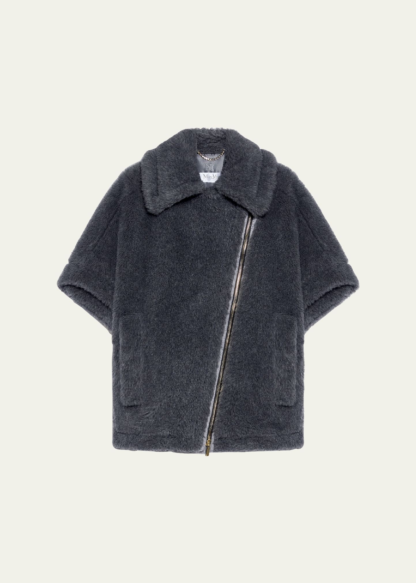New Manto Virgin Wool-Blend Cape - 1