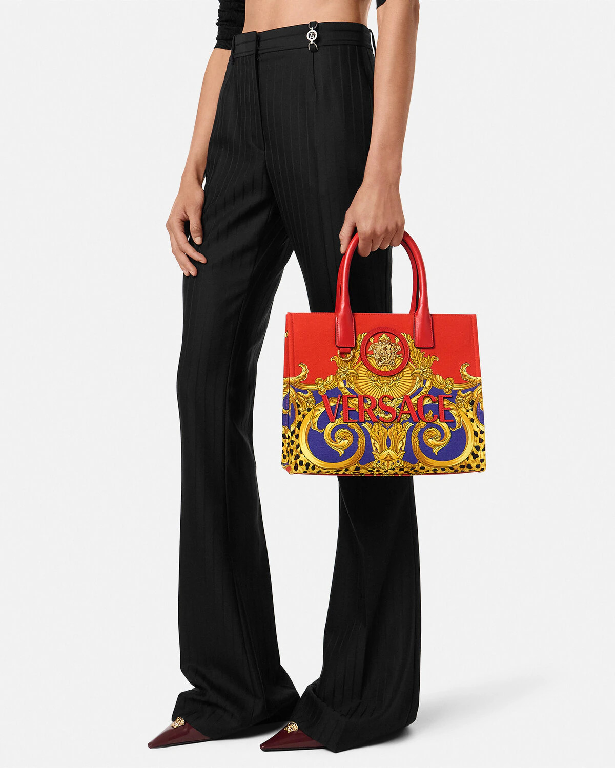 Cheetah Barocco La Medusa Small Tote Bag - 3