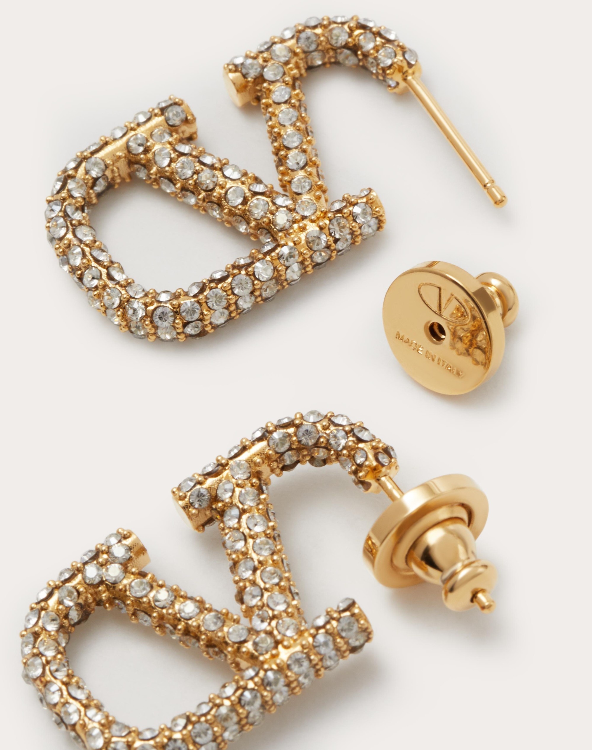 VLOGO SIGNATURE METAL EARRING - 4