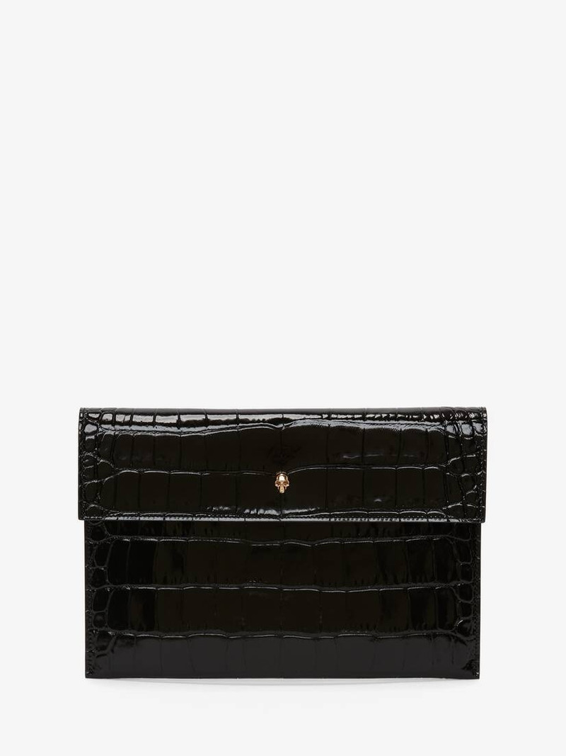 Women's Skull Clutch in Black 1