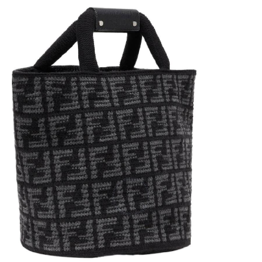 Fendi FF Cashmere Blend Shopping Bag - 3