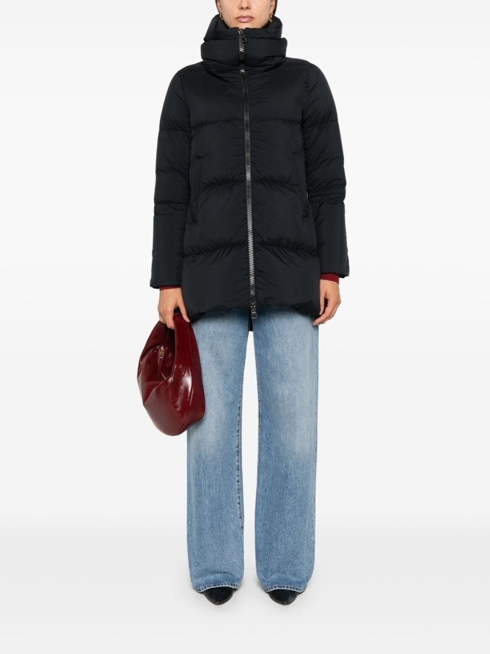 `A-Shape Relaxed` Padded Jacket - 2