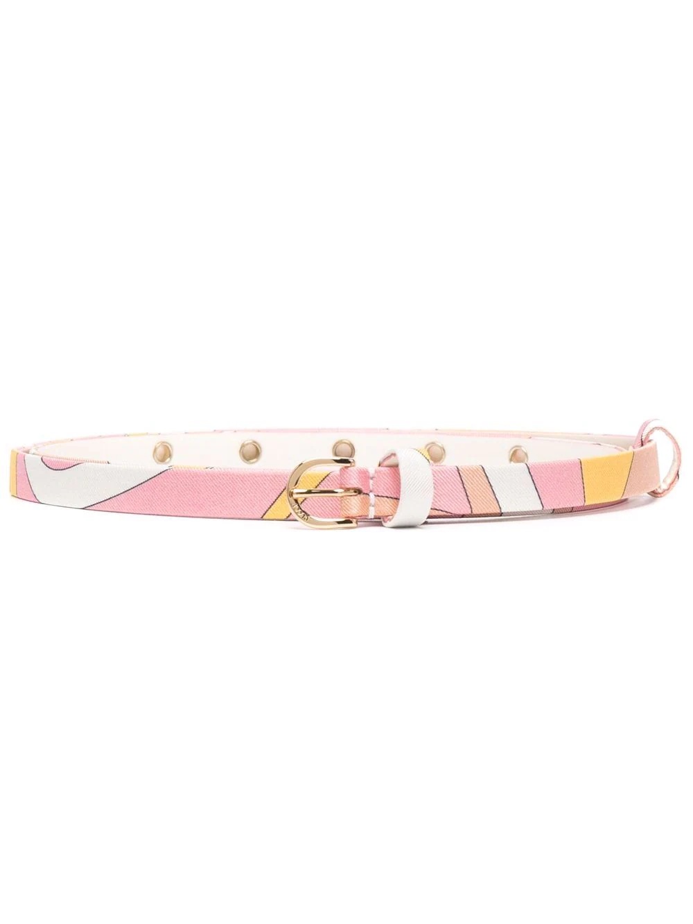 Nuages-print adjustable belt - 1