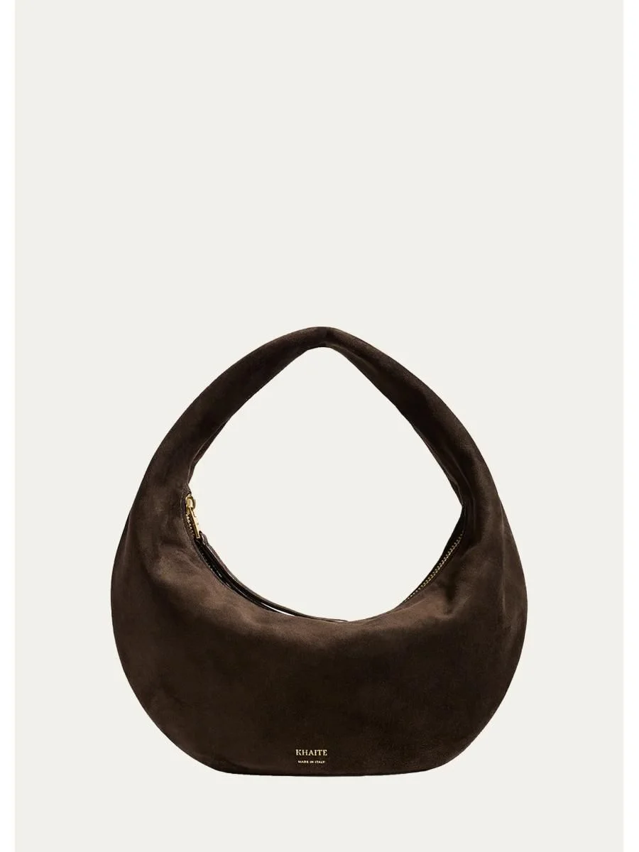 Olivia Mini Suede Hobo Bag - 1