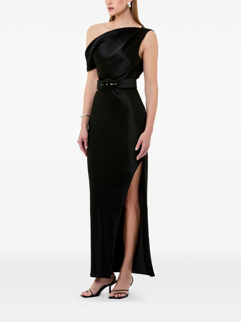 Eartha one-shoulder belted maxi dress 3
