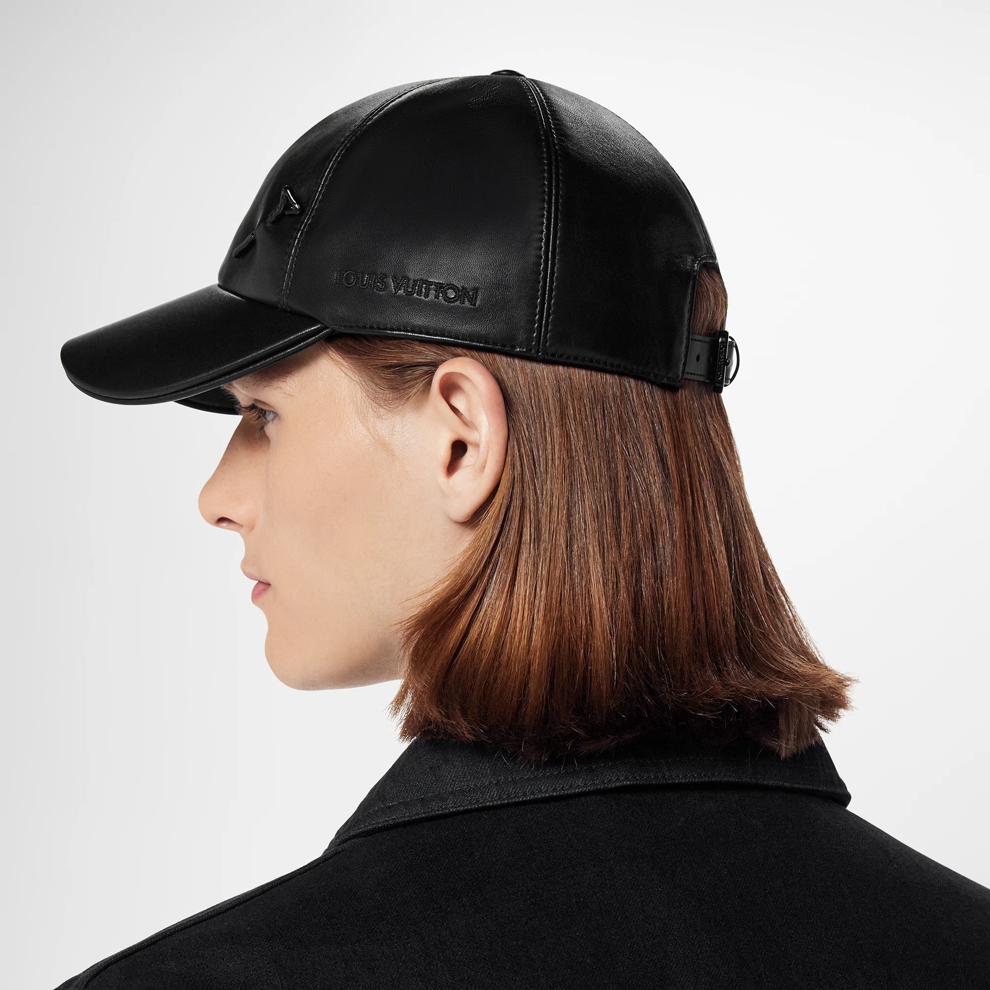 LV Pin Leather Cap - 5