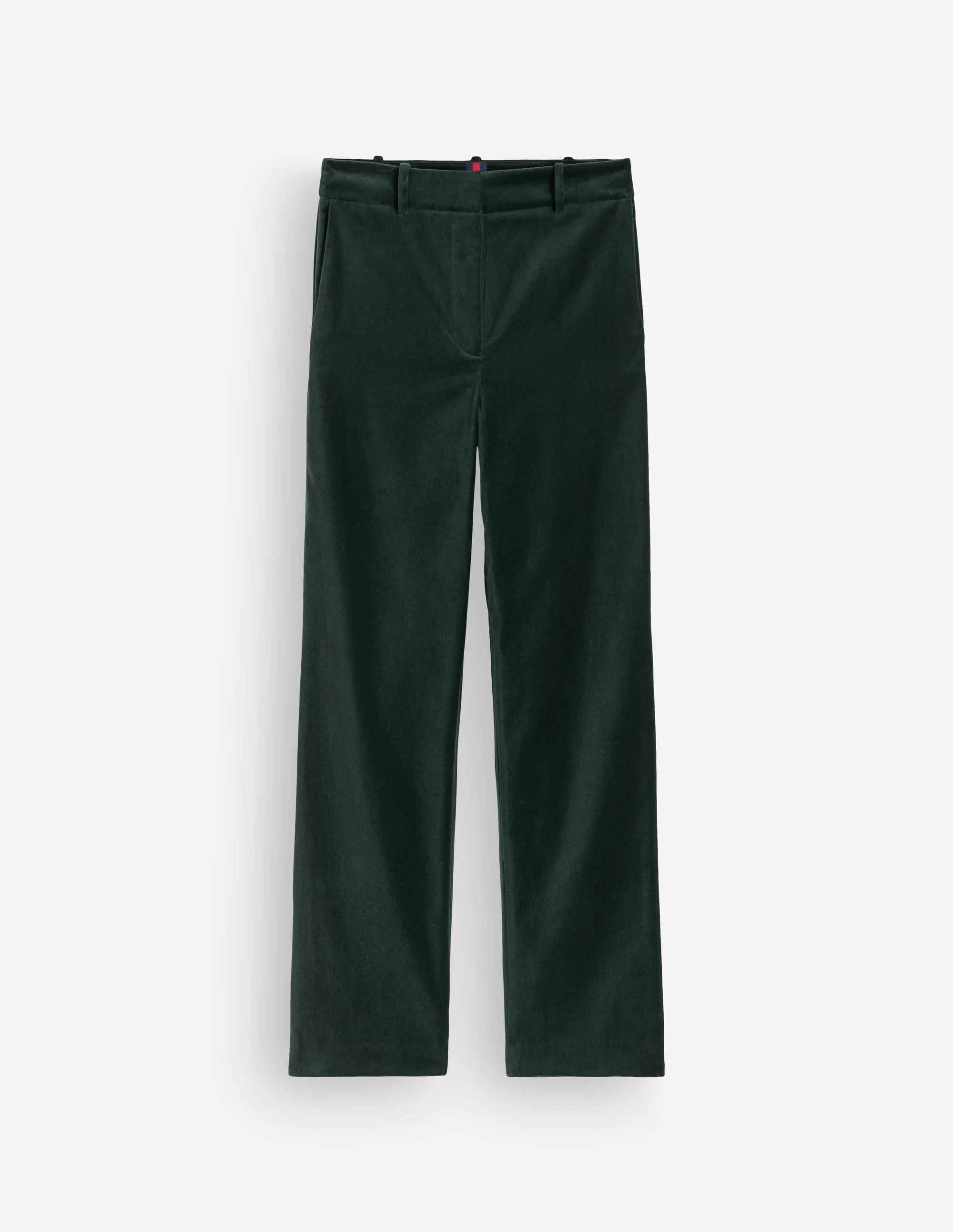 Canonbury Velvet Pants-Midnight Emerald - 1