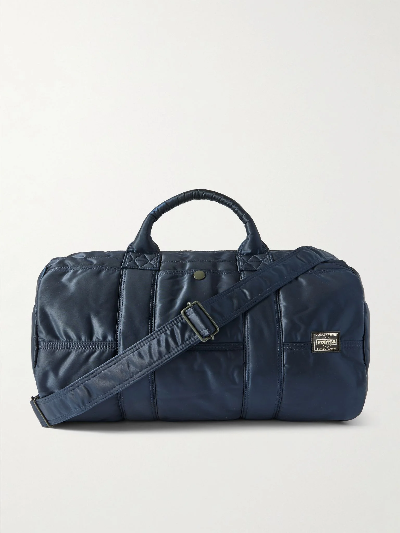 Tanker Drum Nylon-Twill Weekend Bag Blue - 1